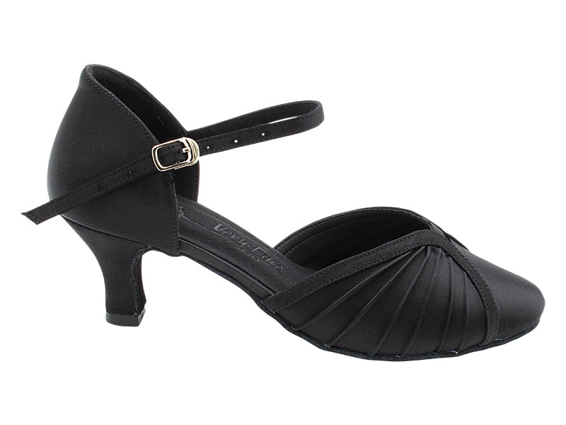SERA3910 Black Satin with 2.5" Heel (2040) in the photo