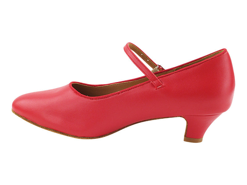 SERA5522 Red Leather with 1.2" Cuban Heel (CI) in the photo