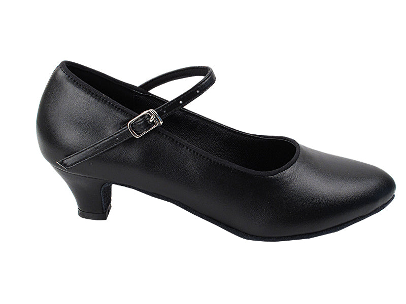SERA5522 Black Leather with (5028) 1.2" Cuban Heel in the photo