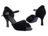 SERA7001 Black Velvet with 3" heel in the photo