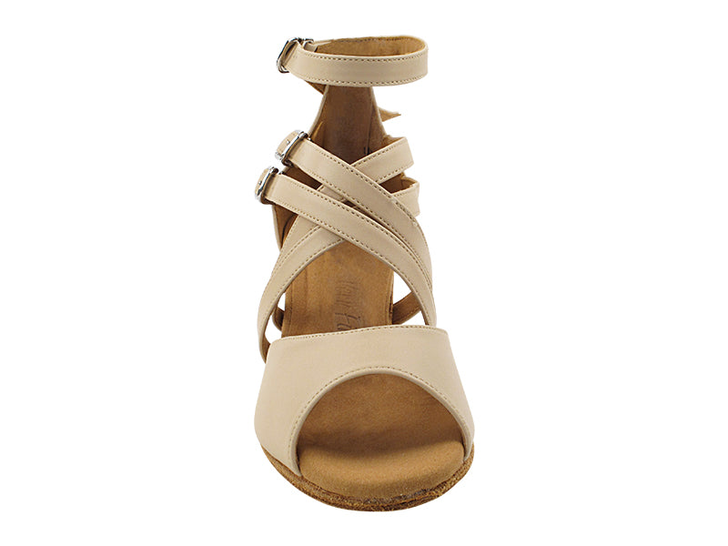 SERA7011 302 Light Beige Leather with 2" Slim Heel (MTXZ) in the photo