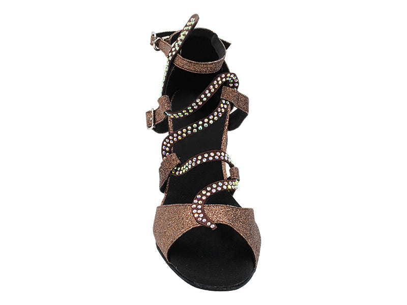 SERA7017 163 Copper Stardust with 3" Flare Heel (5059) in the photo
