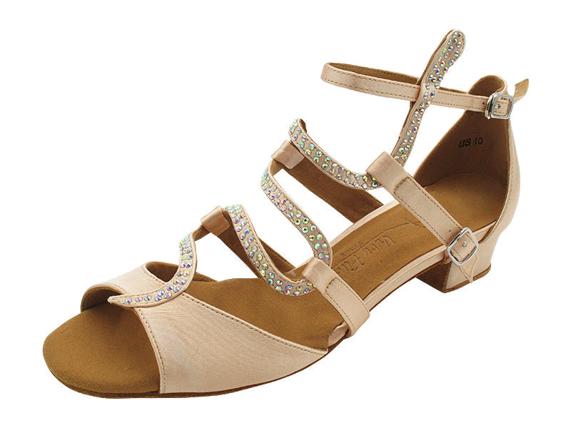 SERA7017 140 Flesh Satin with 1" Women Heel (8881) in the photo