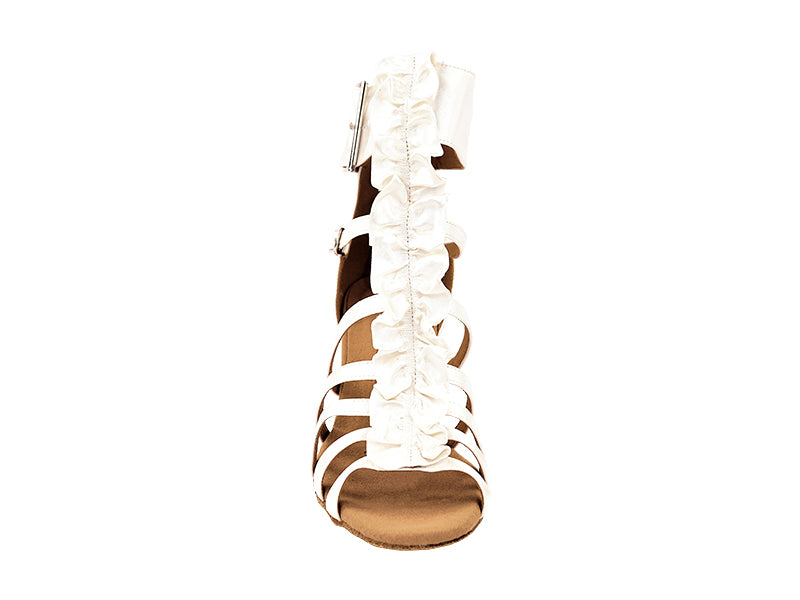 SERA7026 White Satin with 2.5" Heel (2040) in the photo