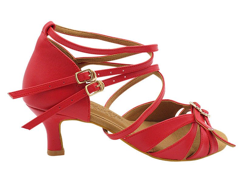 SERA7030 Red Leather with 2.5" Heel (2040) in the photo