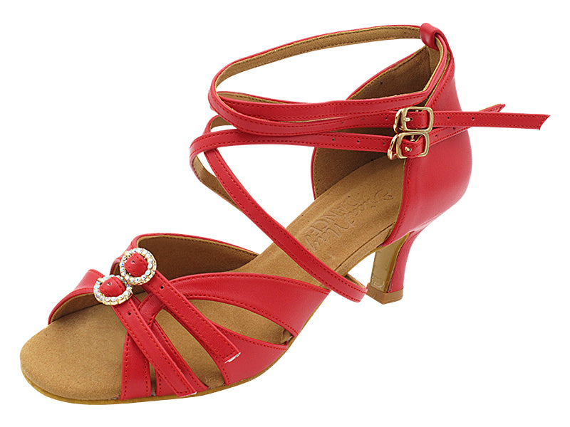 SERA7030 Red Leather with 2.5" Heel (2040) in the photo
