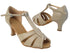 SERA7037 219 Beige Nanofiber Faux Leather with 2.5" Heel in the photo