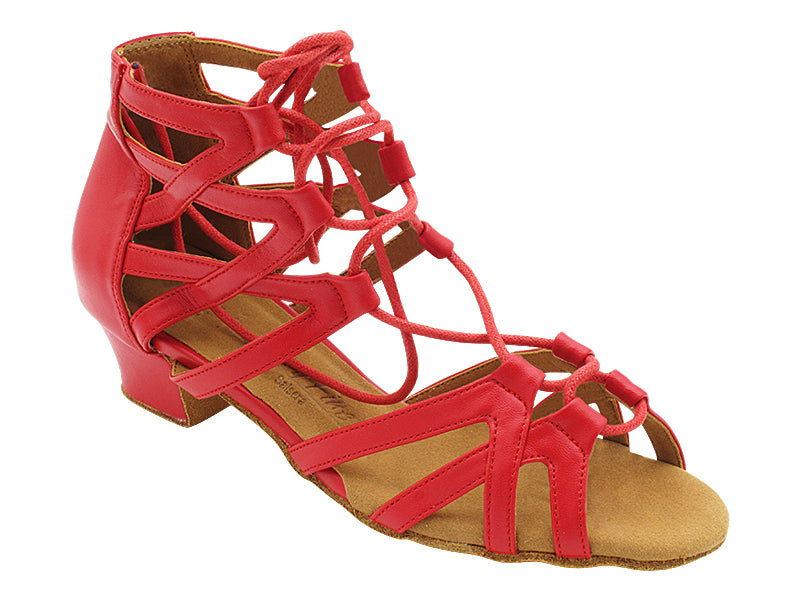 SERA7038 Red Leather with 1" Heel (8881) in the photo