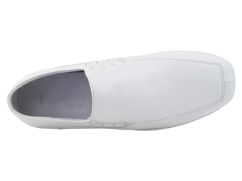SERO102BBX White Leather with flat heel in the photo