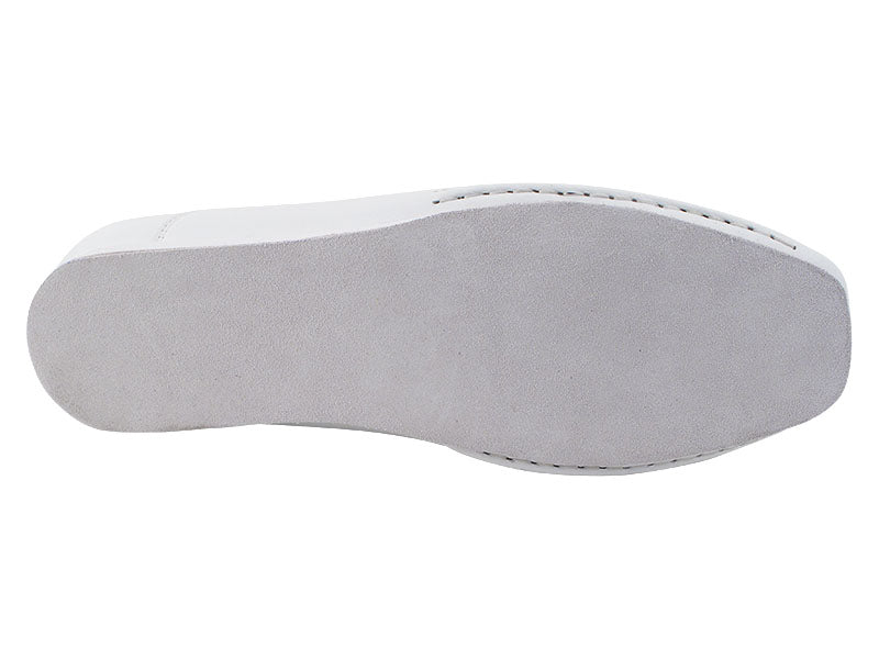 SERO102BBX White Leather with flat heel in the photo