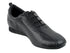 SERO103 Black Leather with flat heel in the photo
