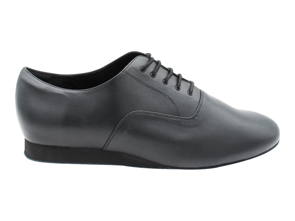 SERO916102 Black Patent & White Leather with 1" flat heel in the photo