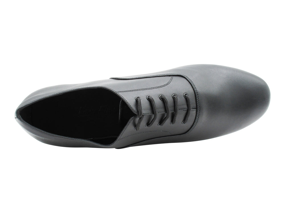 SERO916102 Black Patent & White Leather with 1" flat heel in the photo