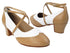 Swing001C 220 Beige Brown Leather_F_B_S_218White Leather_M with 1.6" Medium Heel in the photo