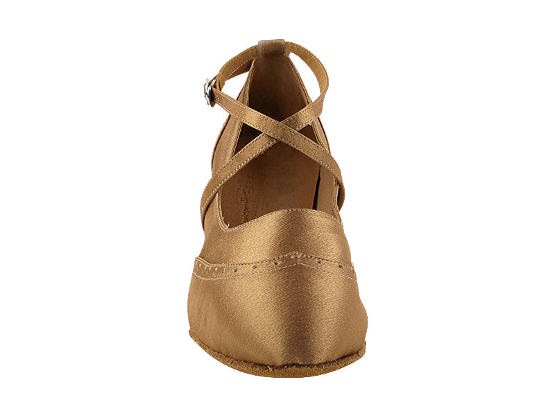 Swing001C 78 Brown Satin with 1.6" Heel (NJ) in the photo