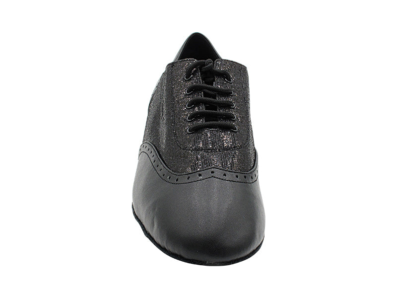 Swing003 216 Black Leather_F_B_58 Black Scale_M with 1" Heel (8881) in the photo