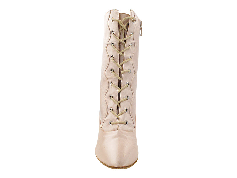 VFBoot NVSCCanCan Flesh Satin with 3" Slim Heel (6646) in the photo