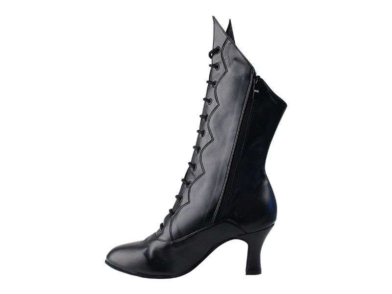 VFBoot SERACanCan Black with 2.5" PG Heel in the photo