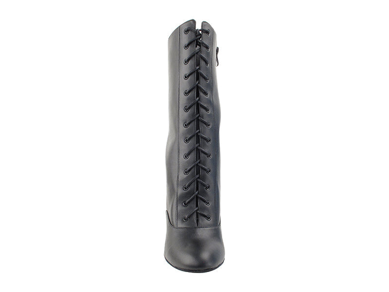 VFBoot ClassicCanCan Black Leather with 2.5" Spool Heel (PG) in the photo