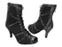 VFBoot Latin 3302 Black Velvet Leopard_Black Knit Mesh with 2.75" STILETTO HEEL (385) in the photo