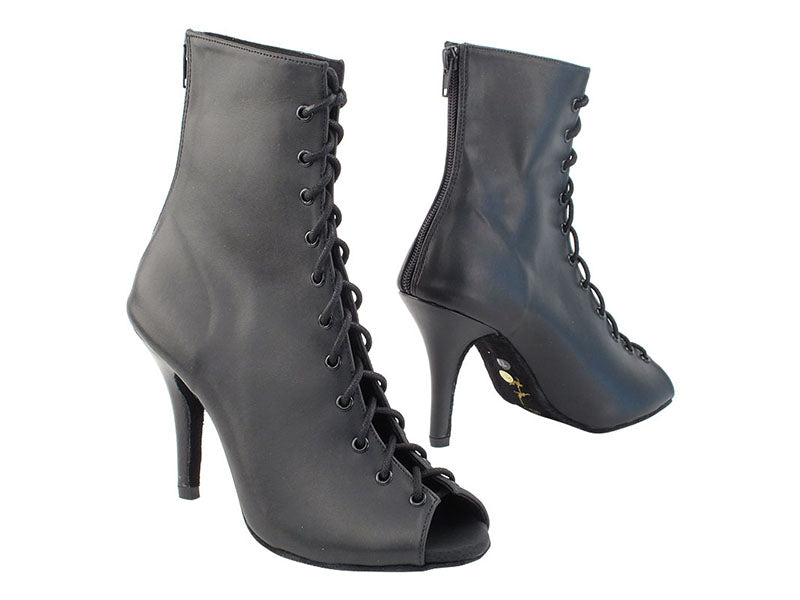 VFBoot Latin 3307 Black Leather with 3.5" Stiletto Heel (575) in the photo