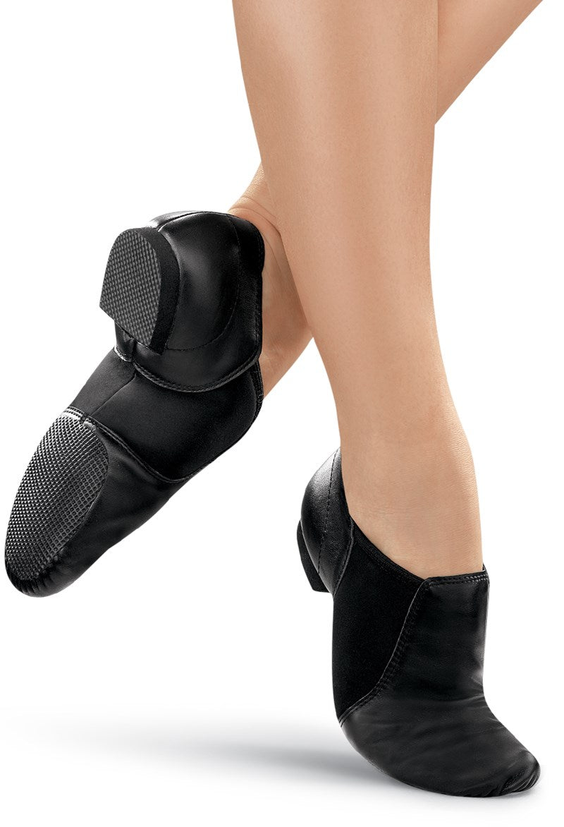 VFJazz02 Split Black Leather with 0.25 inch EVA Heel