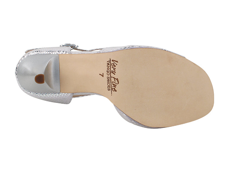 VFTango 001 Snake Silver Satin with 2.95" SLIM Silver (030) in the photo