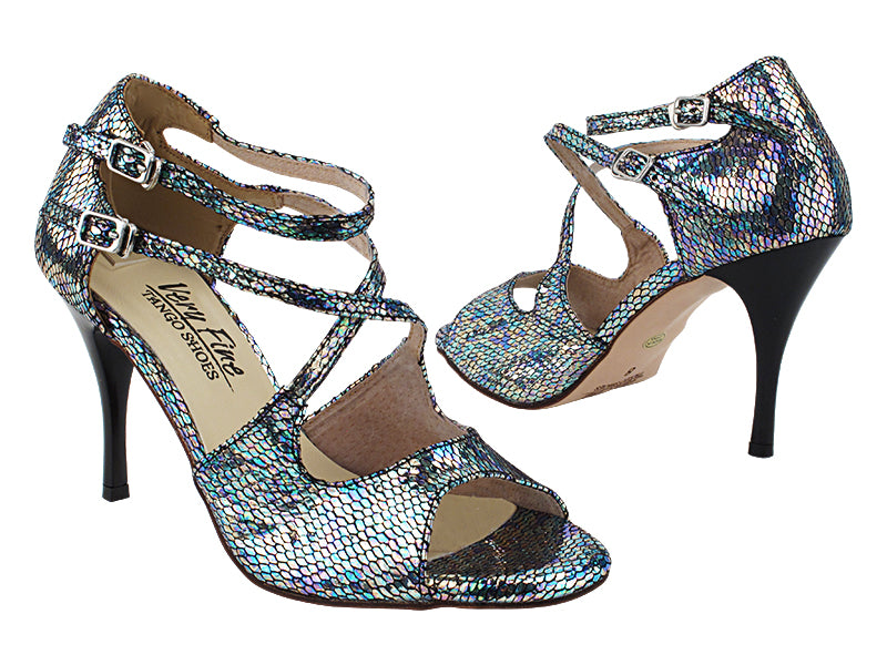 VFTango 031 Laser Black Leather with 3.5" Stiletto Black Heel (TG1) in the photo