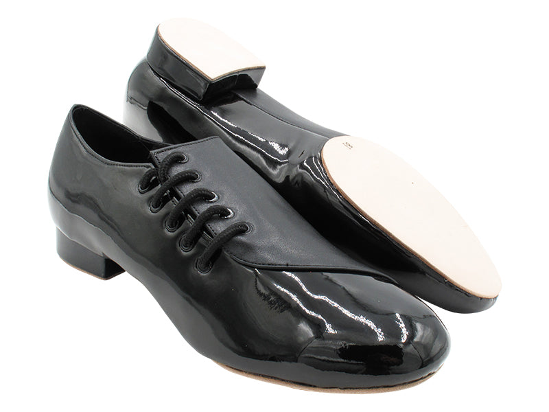 VFTango 2519 Split Sole Black Patent & Black Leather with Men 1" Standard Heel (2002) in the photo