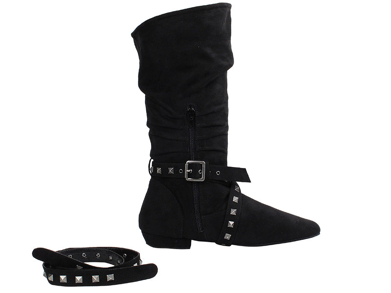 VF Boot Lana Black with 0.5" flat heel  in the photo