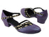 C8881  BC14 Light Purple Light Leather_BD40 Zebra Black Trim with 1.5" Medium heel in the photo