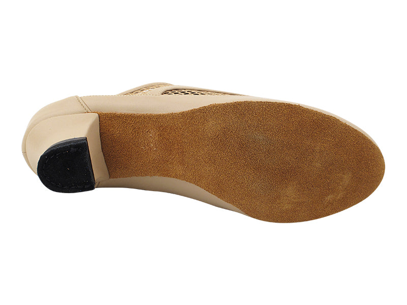 CD1108 Tan Leather with 2 INCH MEDIUM HEEL (3G09) in the photo