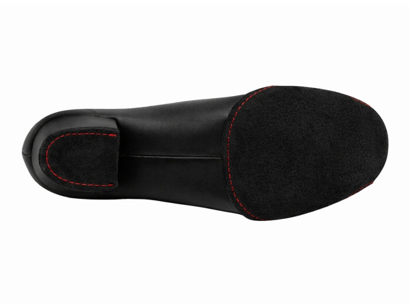 CD1121 Split Sole Black Leather with 1.5" Medium Heel (NTD) in the photo