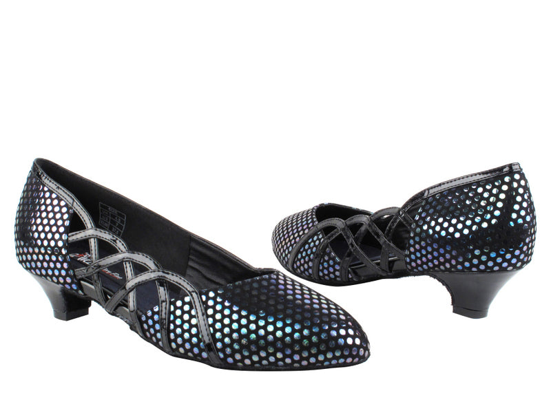 CD5501 Black Leather with 1.1" heel in the photo