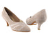 CD5504 Grey Suede with 2.5" Slim heel in the photo