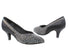 CD5506 Black Seude with 2.5" Slim heel in the photo