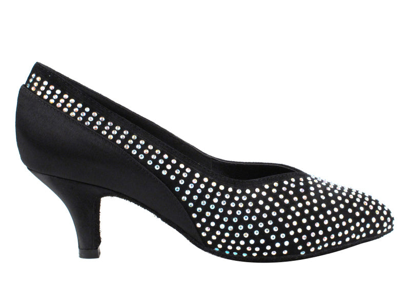 CD5506 Daim noir et satin