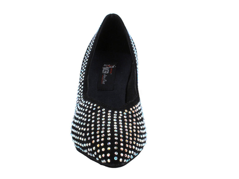 CD5506 Daim noir et satin