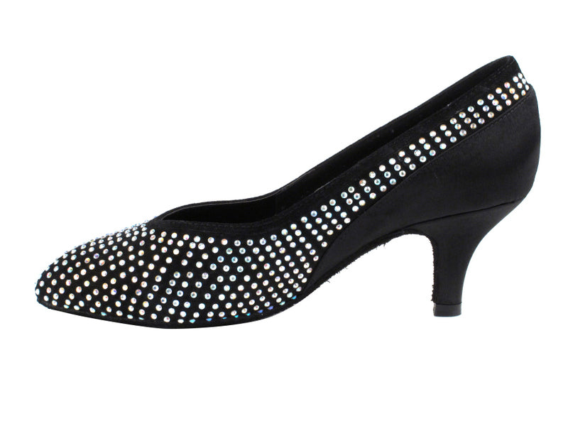 CD5506 Daim noir et satin