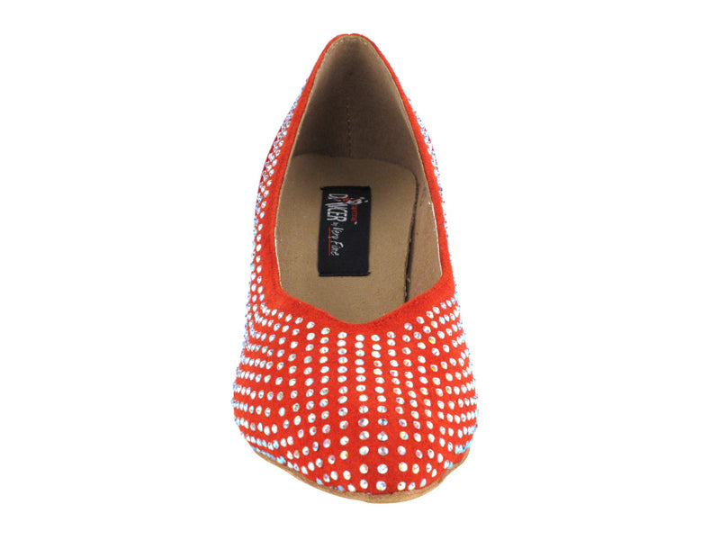 CD5506 Red Suede & Satin