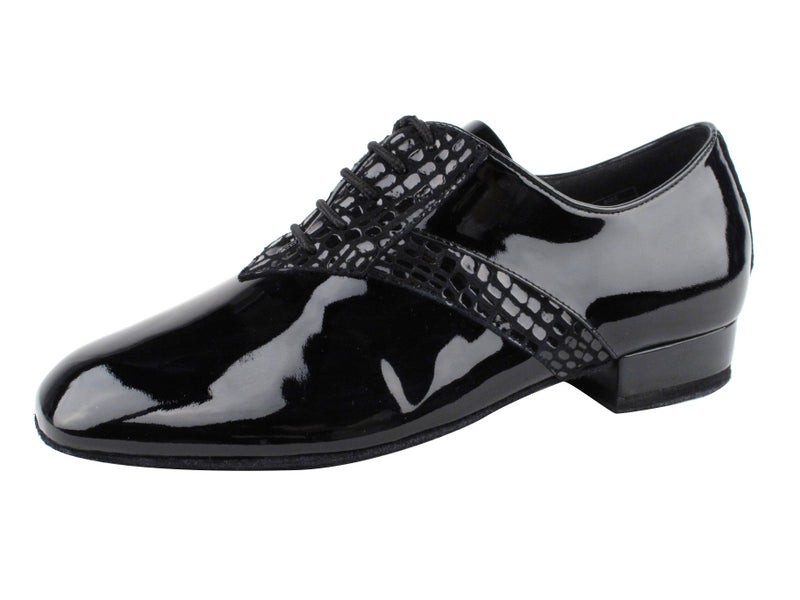 CD9001B Black Patent with 1" standard heel