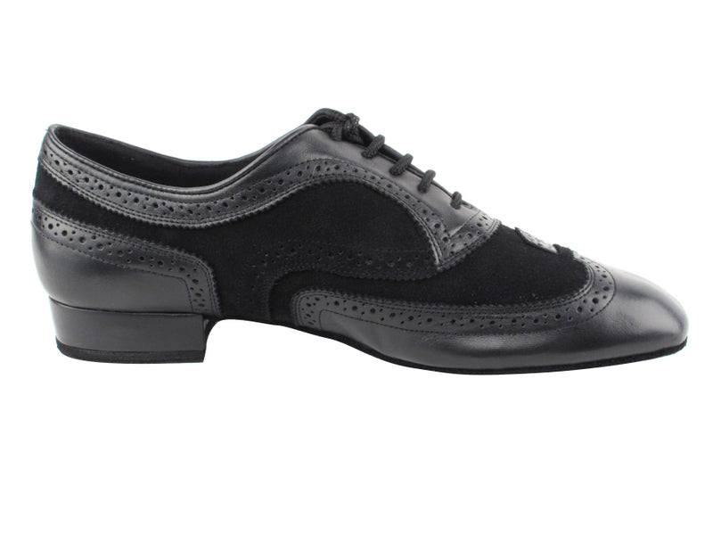 CD9002B Black Leather & Suede