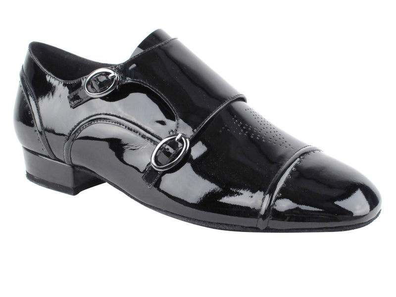CD9005B Black Patent with 1" standard heel