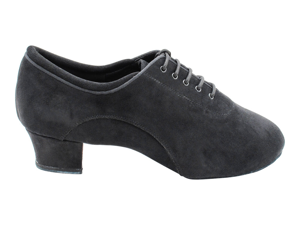 CD9320 Black Oxford Nubuck with 1.5" Latin heel in the photo