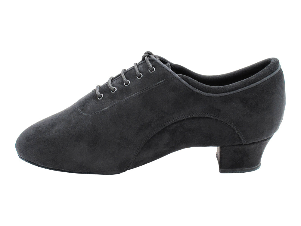 CD9320 Black Oxford Nubuck with 1.5" Latin heel in the photo
