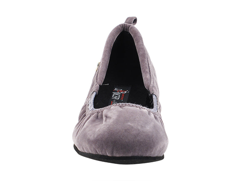 ProComfort20 Grey Velvet with flat EVA heel in the photo