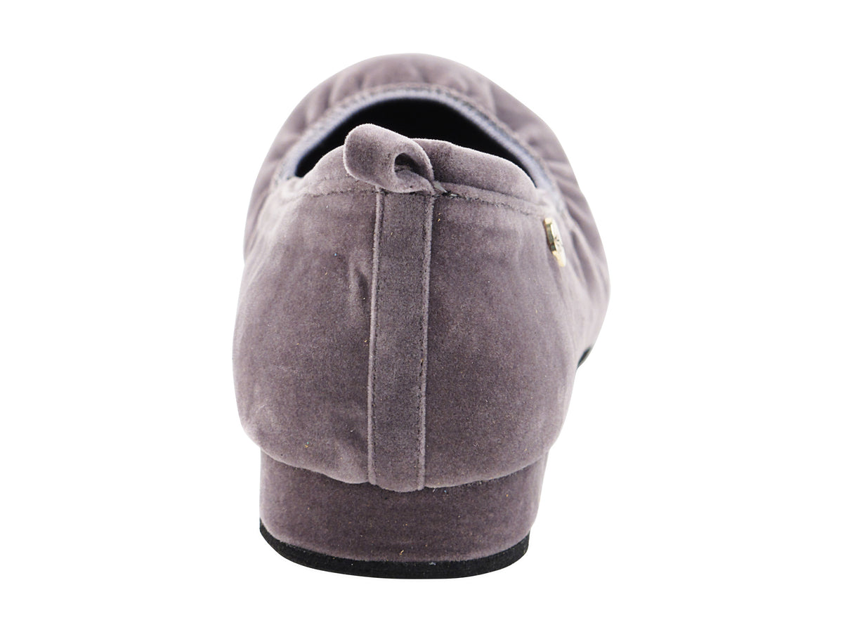 ProComfort20 Grey Velvet with flat EVA heel in the photo