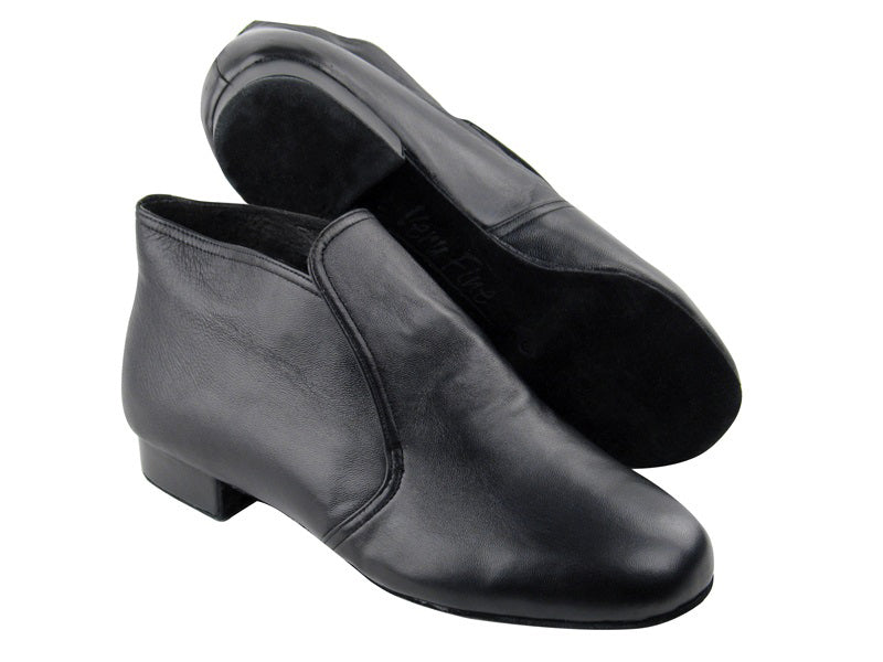 RCCLS407 Black Leather (FULL SOLE) with 1" Heel in the photo