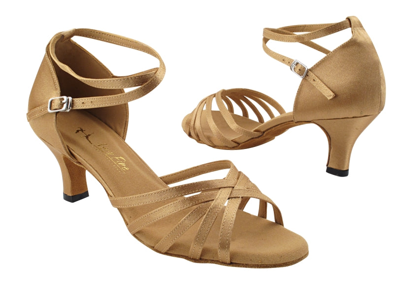 SERA2613 Brown Satin with 2.5" Heel (2040) in the photo