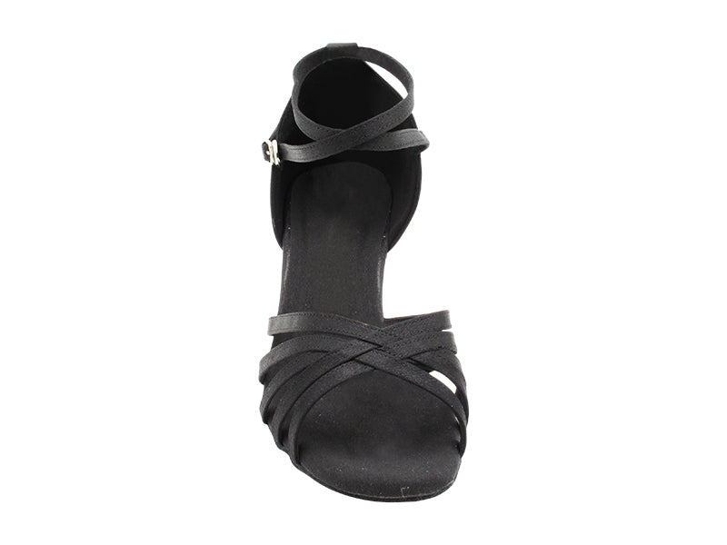SERA2613 Black Satin with 2.5" heel (2040) in the photo